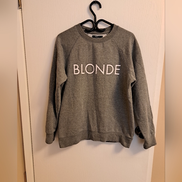 Brunette The Label "Blonde" Sweatshirt Size M/L - Picture 1 of 4